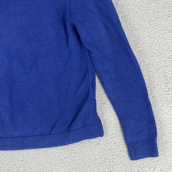 Vineyard vines blue round neck long sleeve sweater women’s small stretch warm - Picture 5 of 10